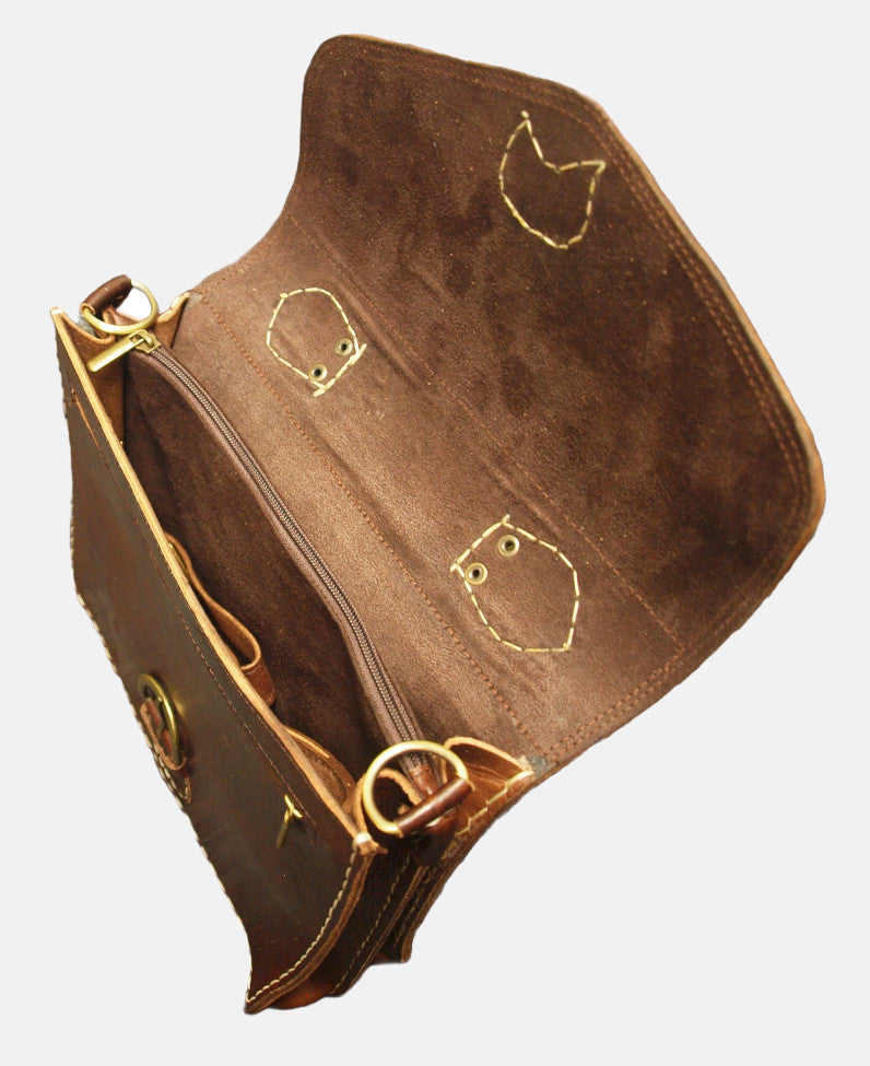 Second - The Marrakech Mini Satchel in Dark Brown