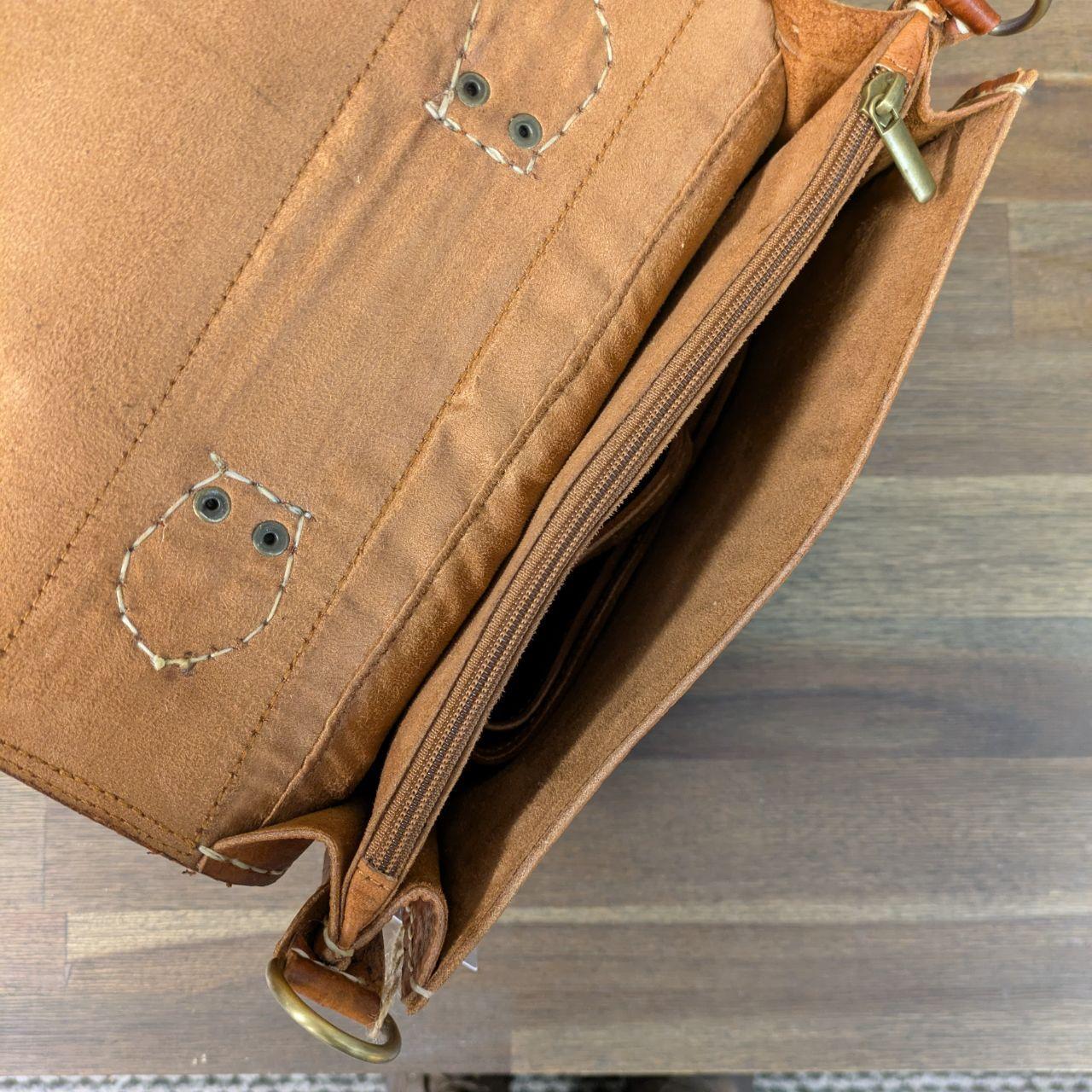 Die Marrakech Mini Satchel in Hellbraun