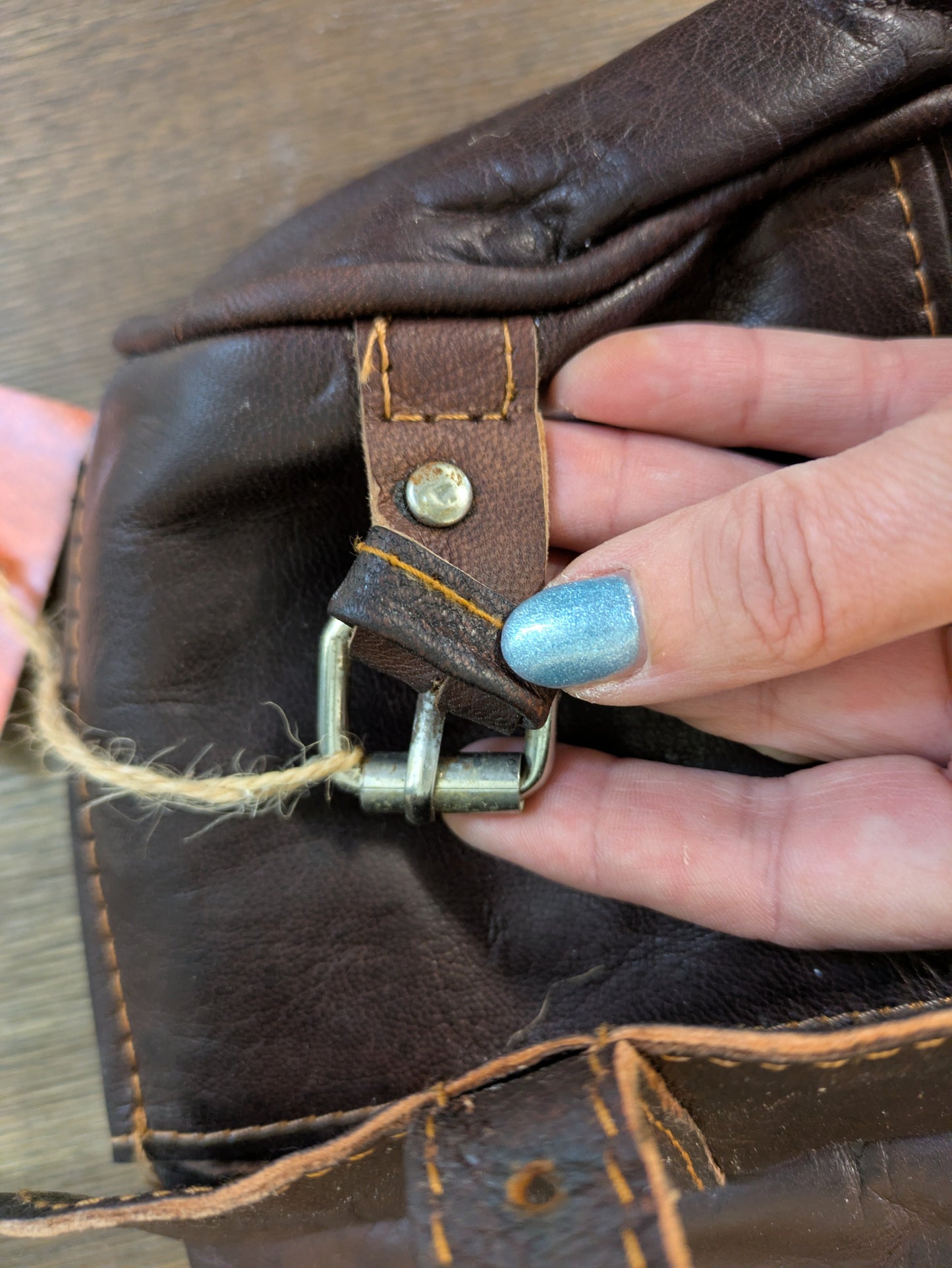 Second - The Larache Small Rucksack in Dark Brown