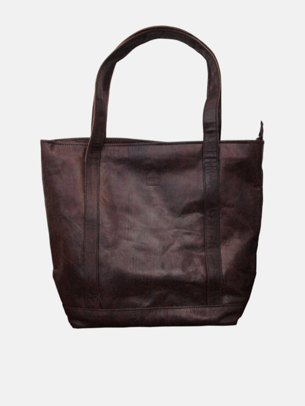 The Nador Tote Bag in Dark Brown