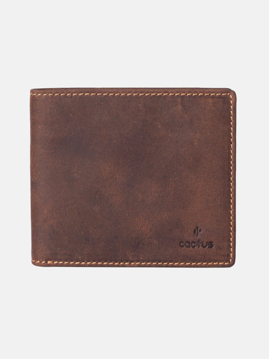 Bi-Fold Leather Wallet with RFID