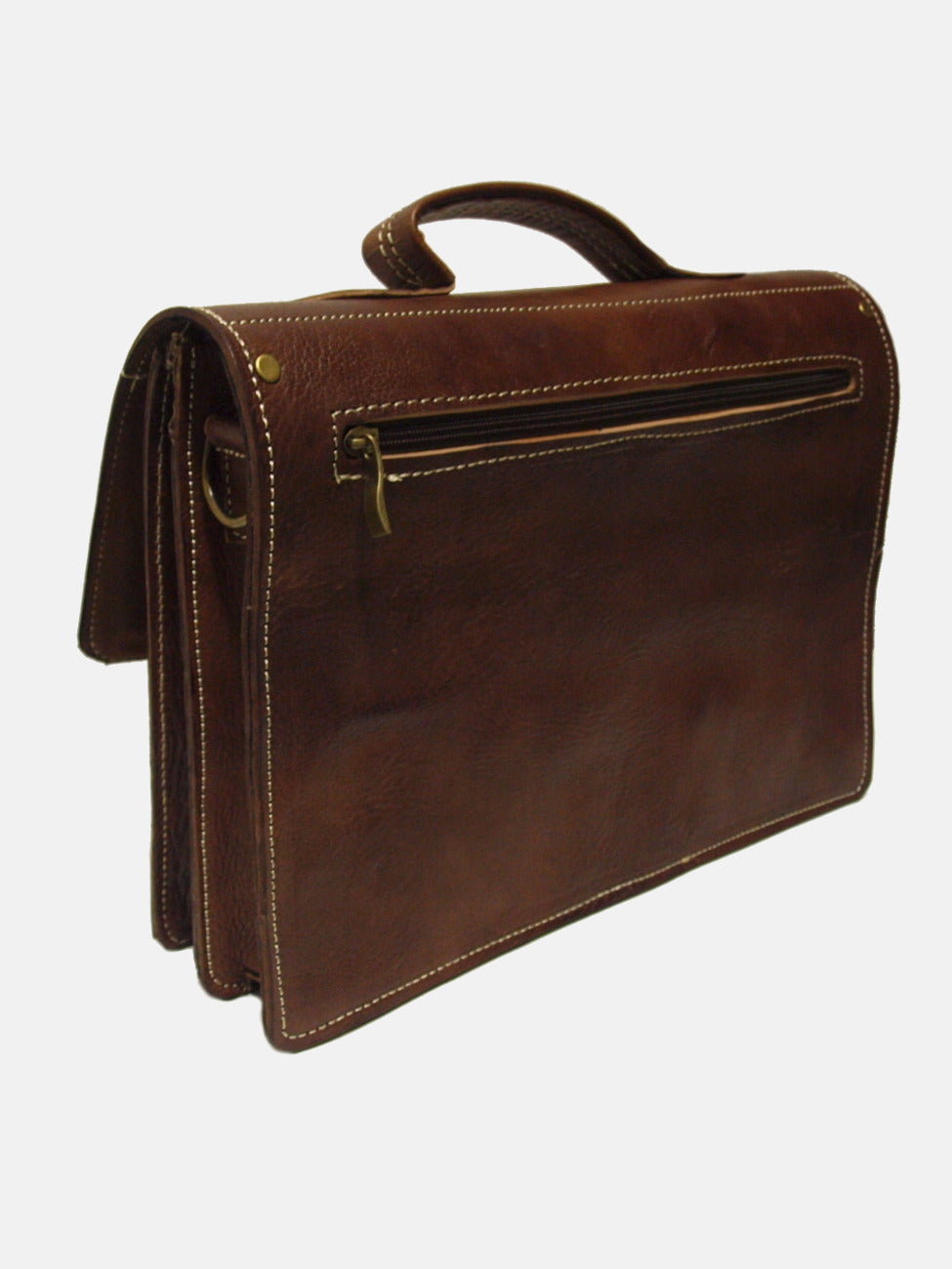 De Casablanca Medium Satchel in donkerbruin