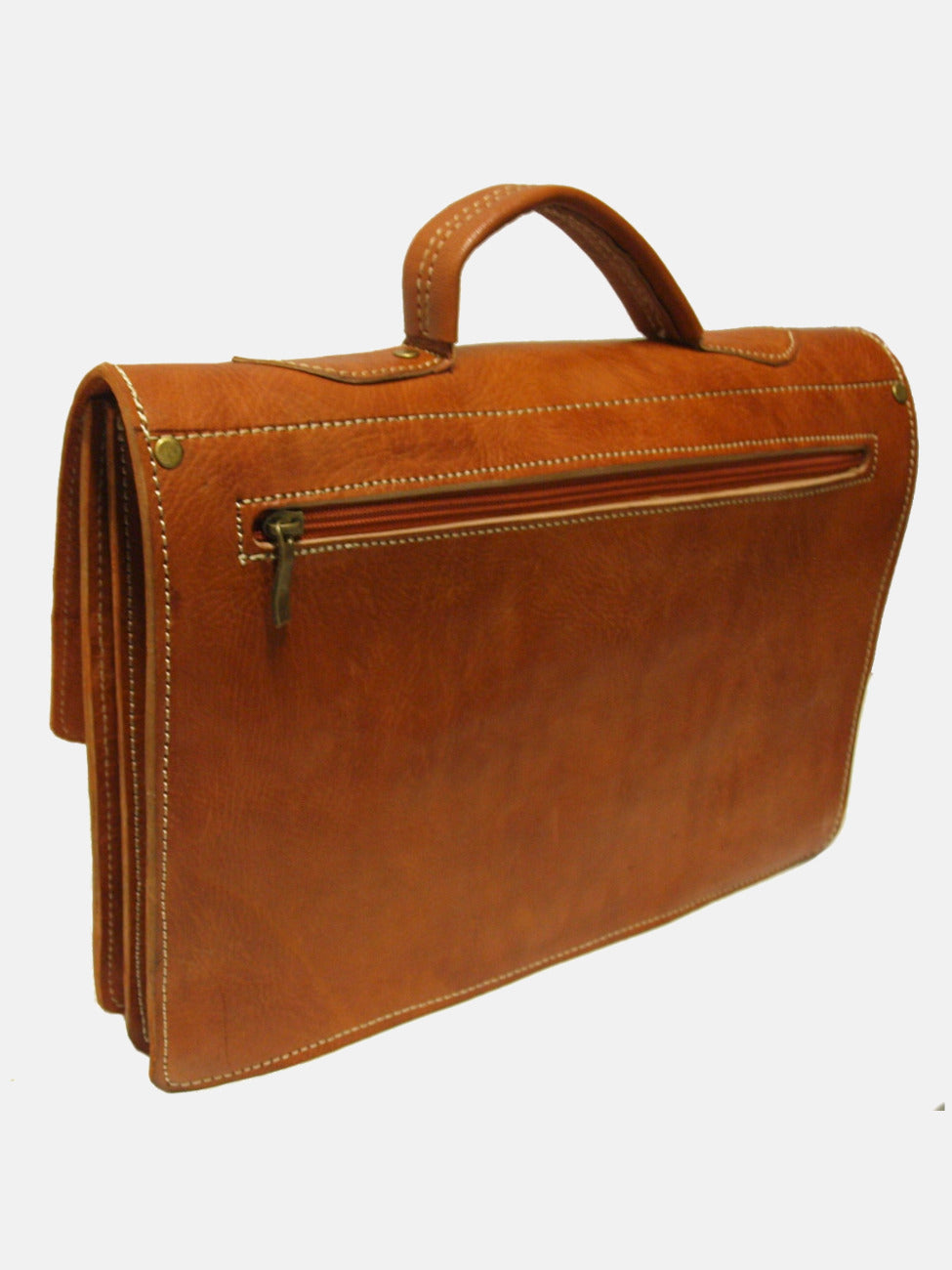 De Casablanca Medium Satchel in lichtbruin