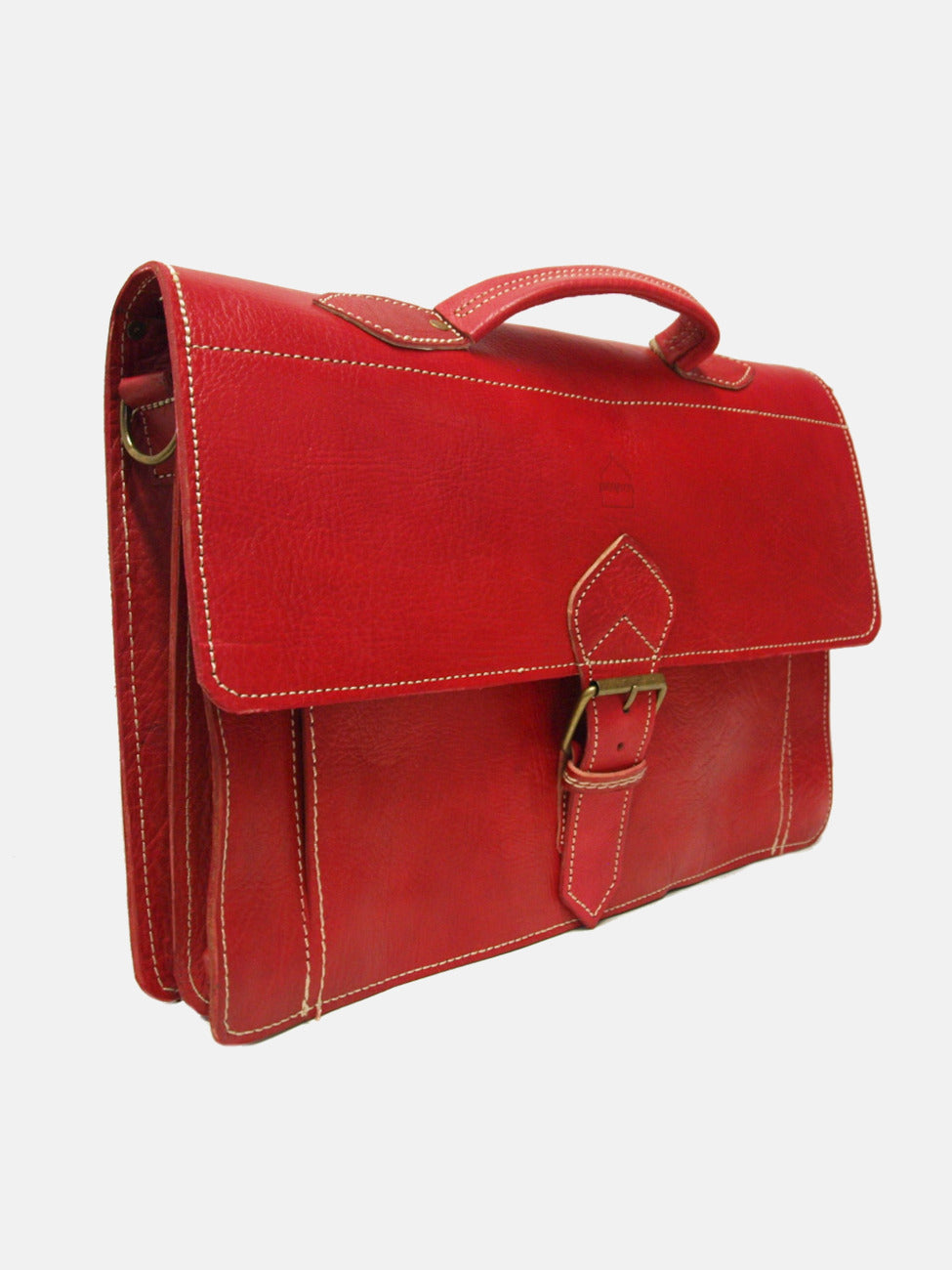 The Casablanca Large Satchel in Red