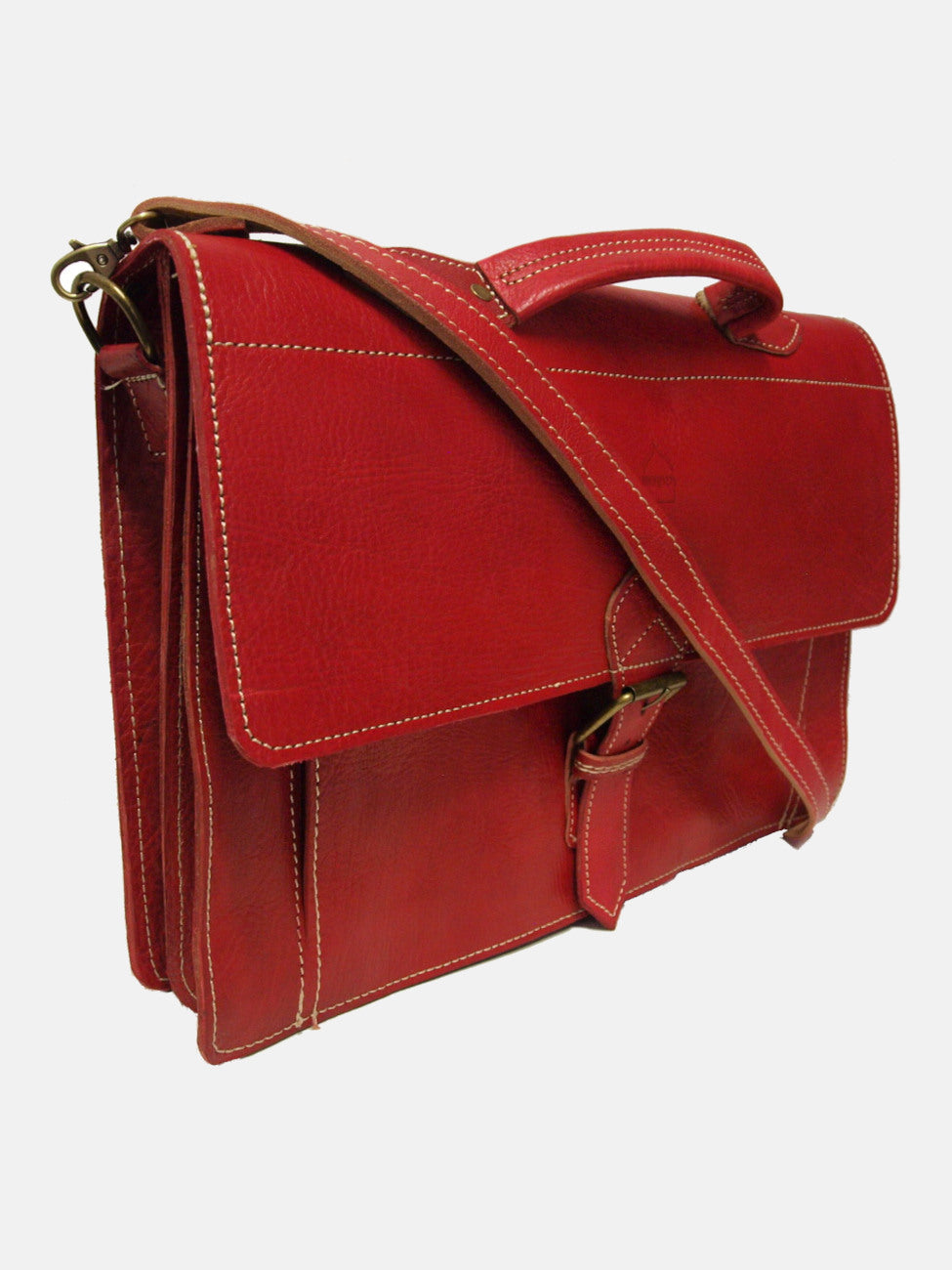 The Casablanca Large Satchel in Red