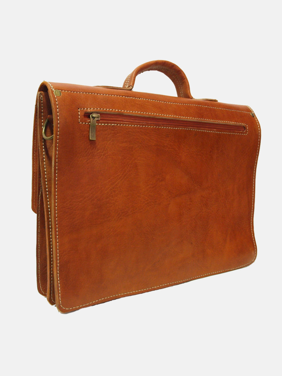 De Casablanca Large Satchel in lichtbruin