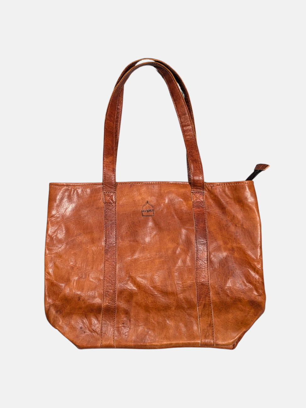 Sac Cabas Nador en Cuir Fauve