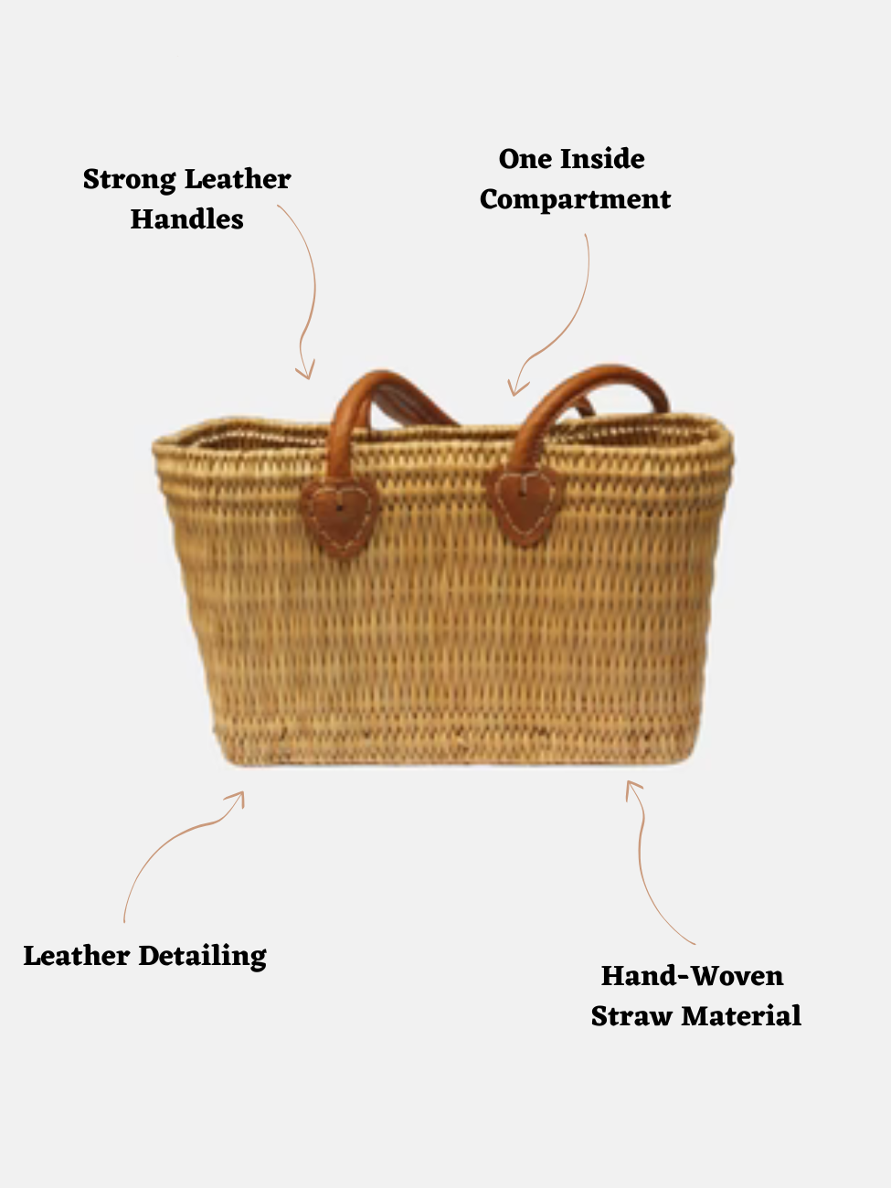 The Safi Small Basket Tote