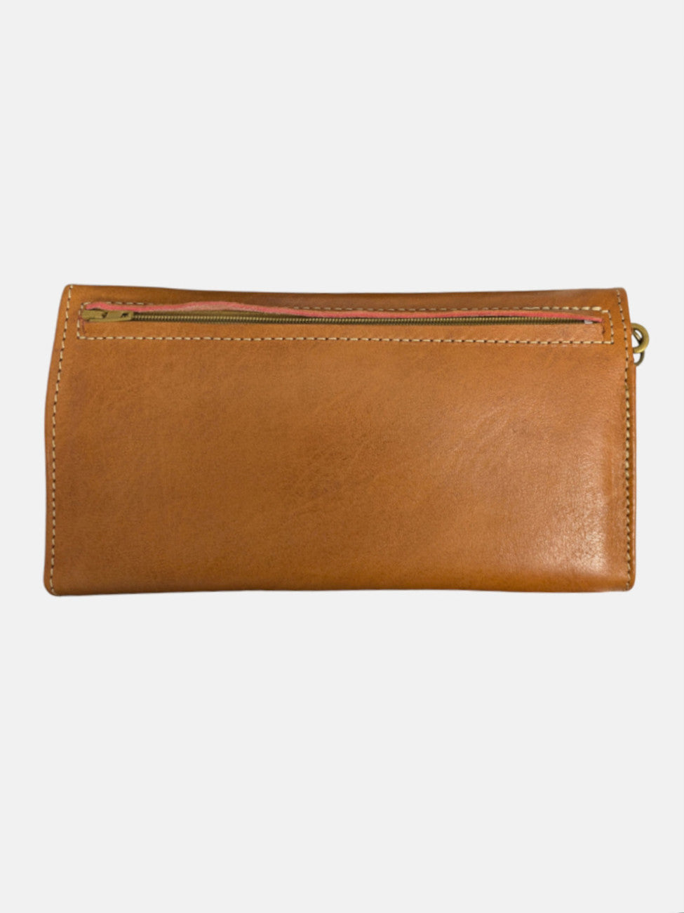 Limited Edition Leather Tri-Fold Purse Tan