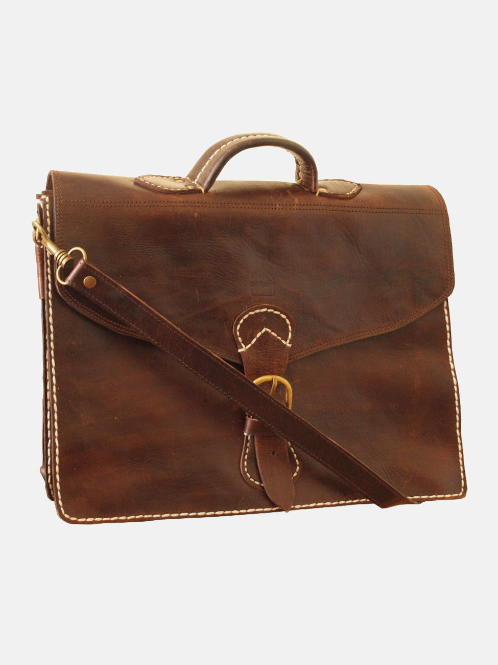 The Marrakech Satchel in Dark Brown