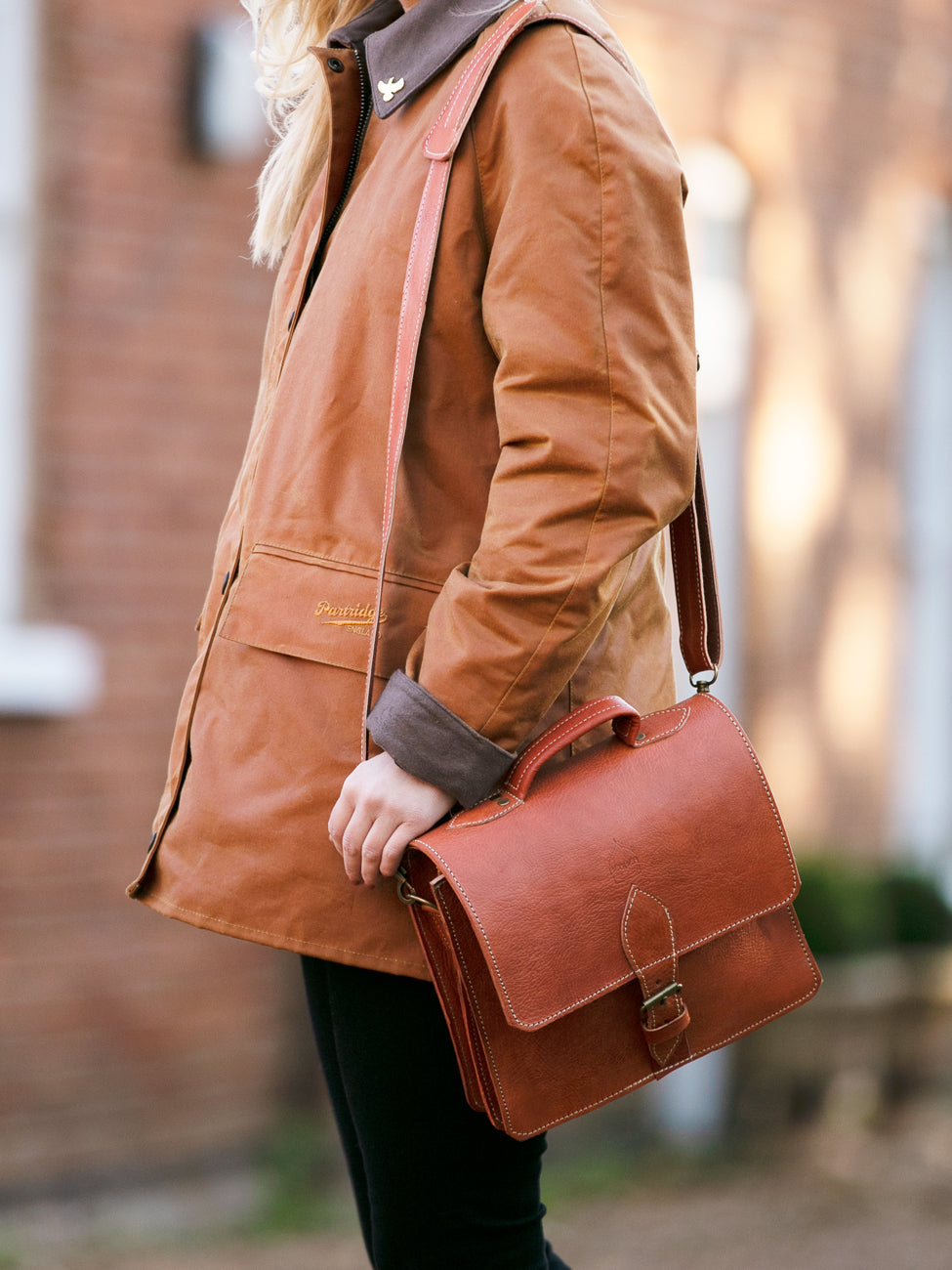 The Casablanca Mini Satchel in Light Brown