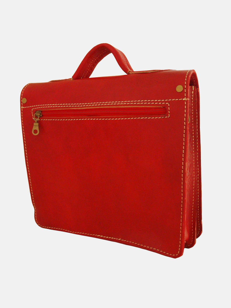 The Casablanca Mini Satchel in Red