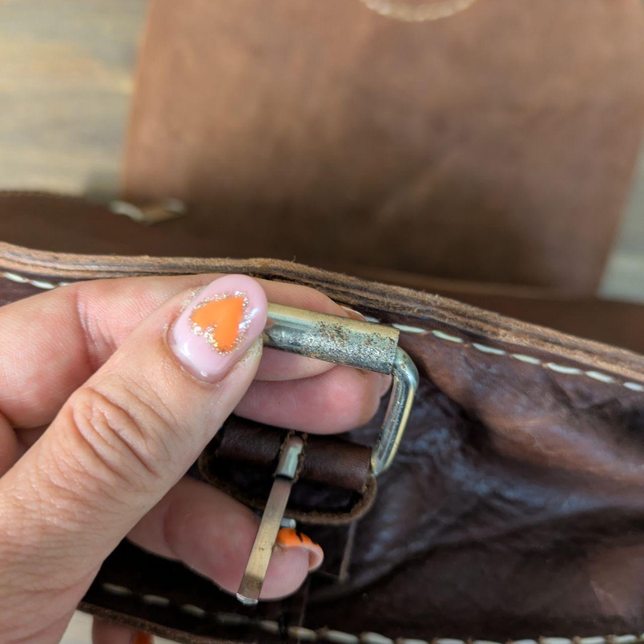 Zweitens - Die große Satteltasche Temara in Dunkelbraun