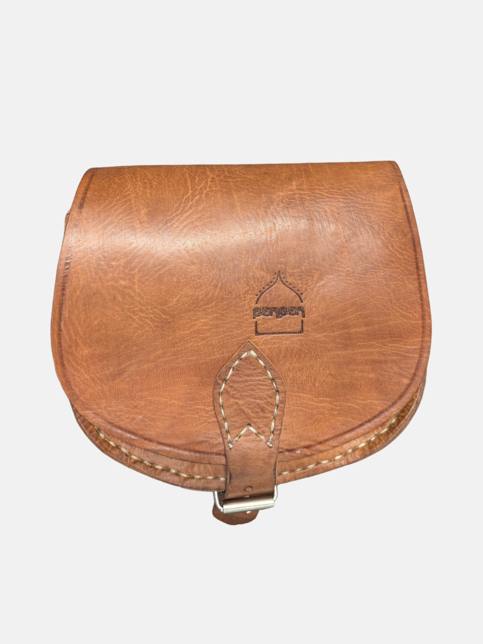 Second - The Temara Small Half-Moon Saddle Bag in Tan