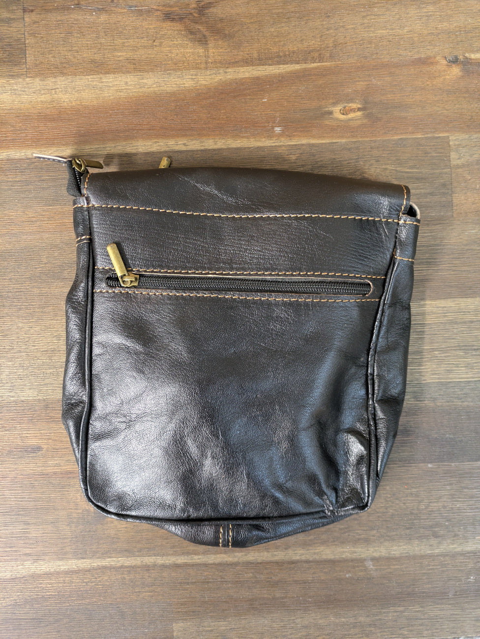 Sample - Small Messenger Bag in Black with Buckle