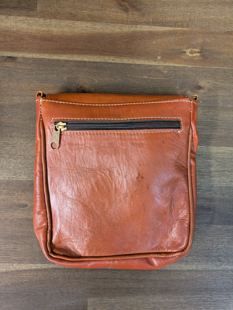 Sample - Small Messenger Bag in Light Brown