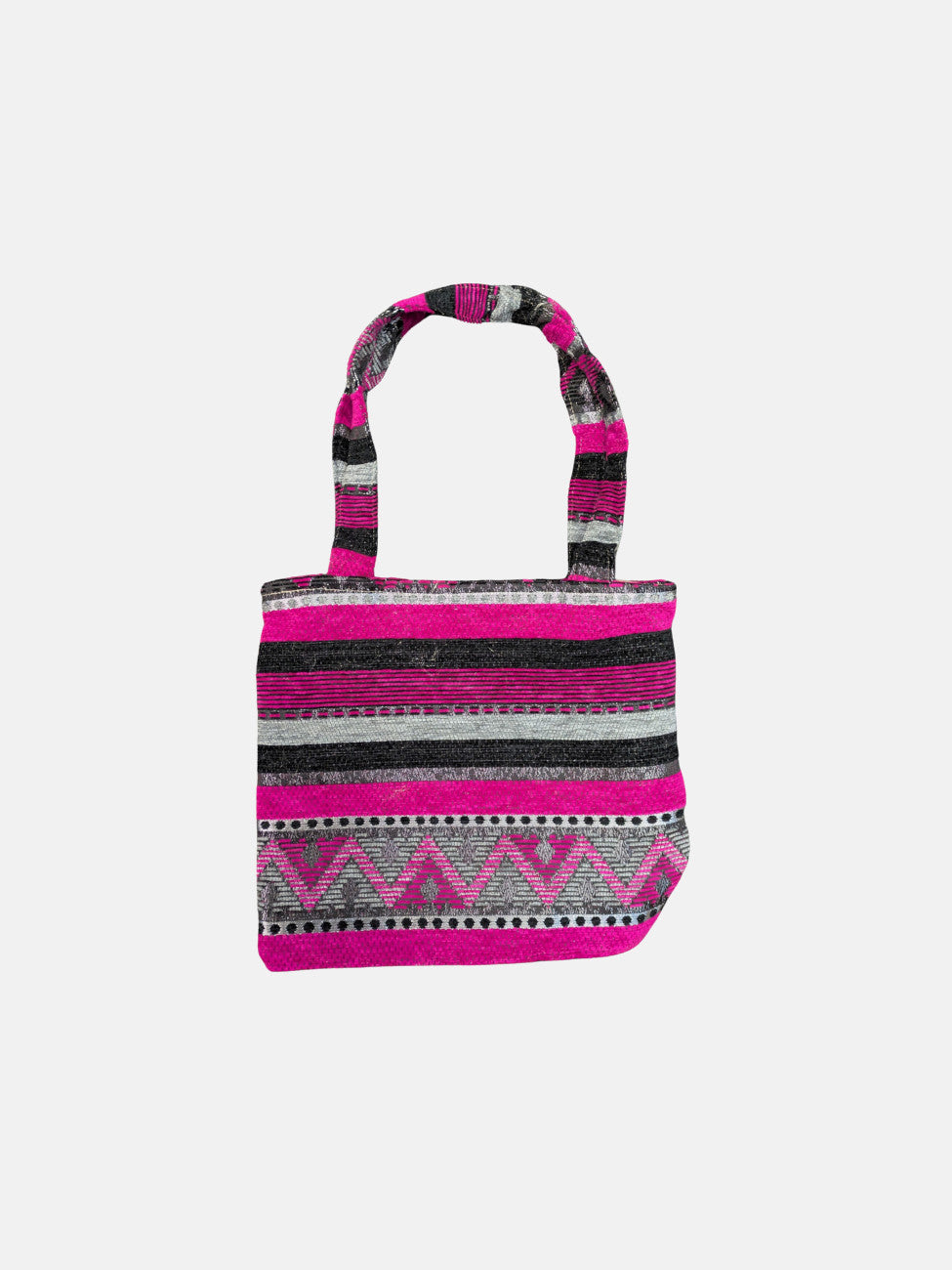 The Nador Small Expandable Fabric Tote in Pink
