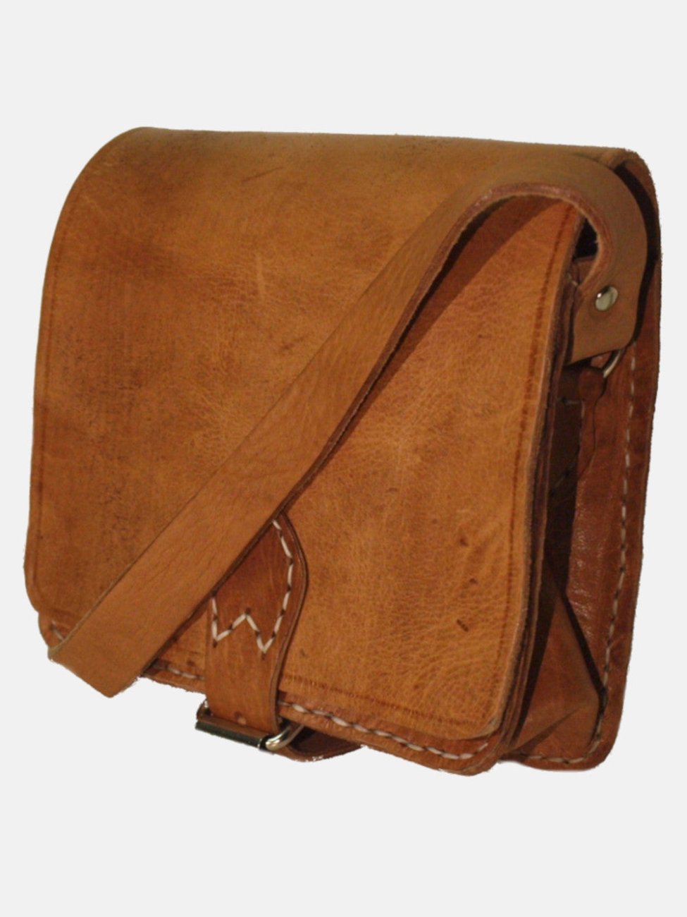 Square Saddle Bag Tan