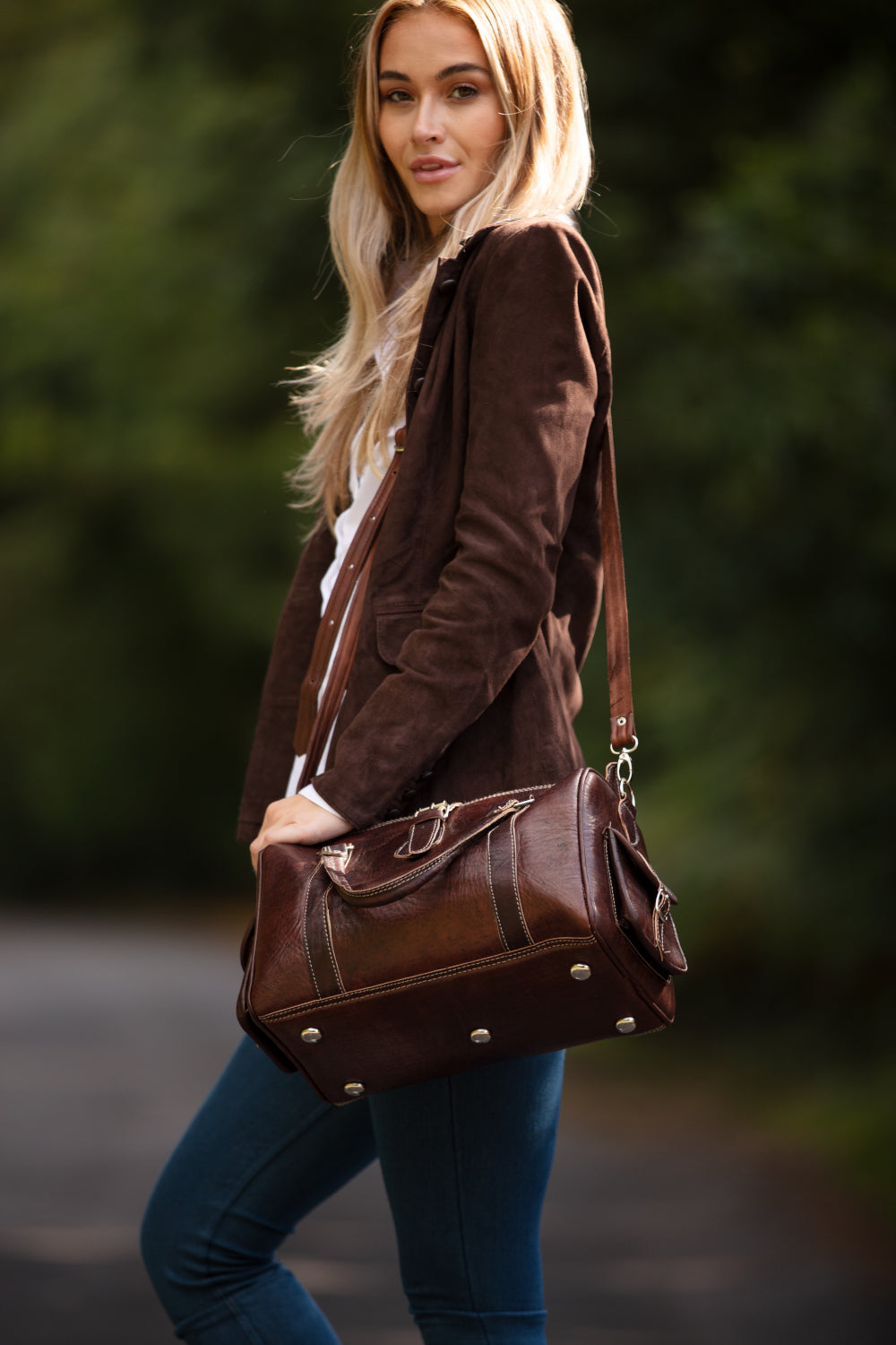 The Rabat Bowling Bag in Brown