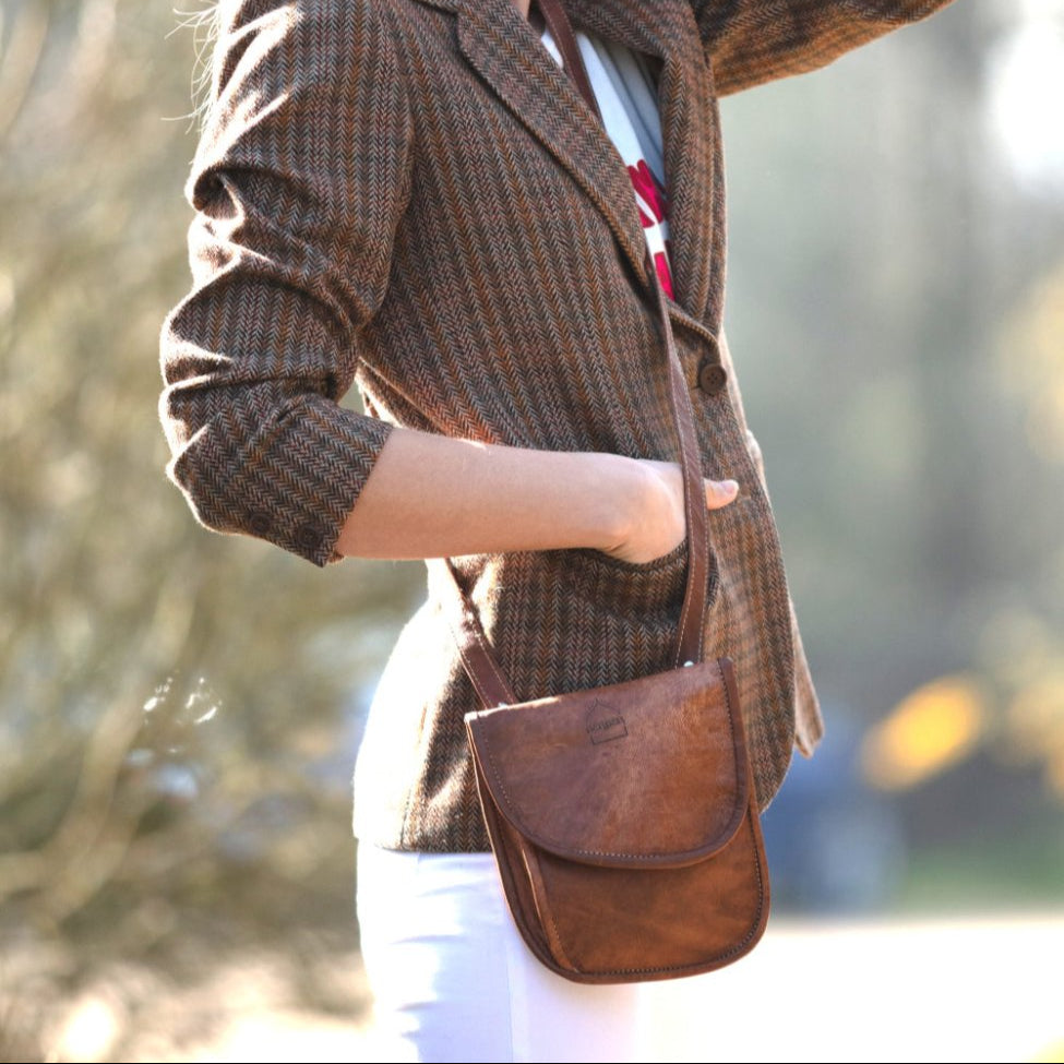 Travel Pouch in Tan