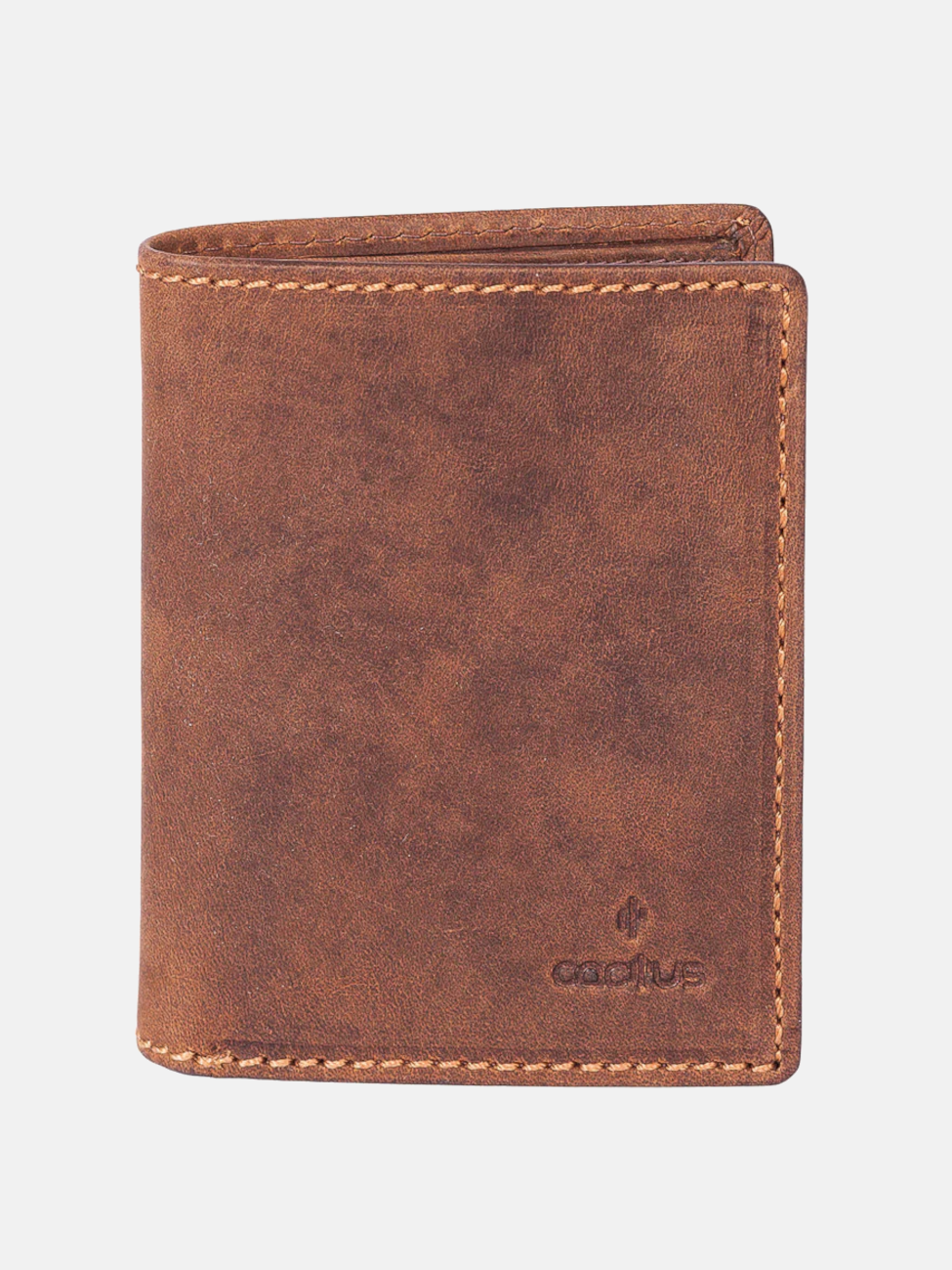 Tri-Fold Leather Card Holder with RFID