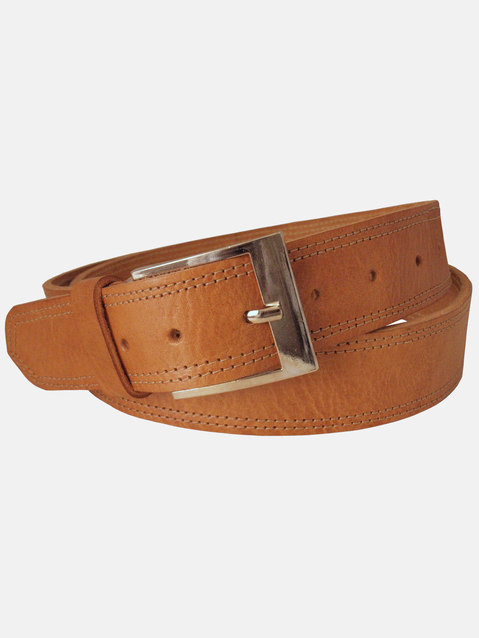 Tan Leather Belt - Wide Width