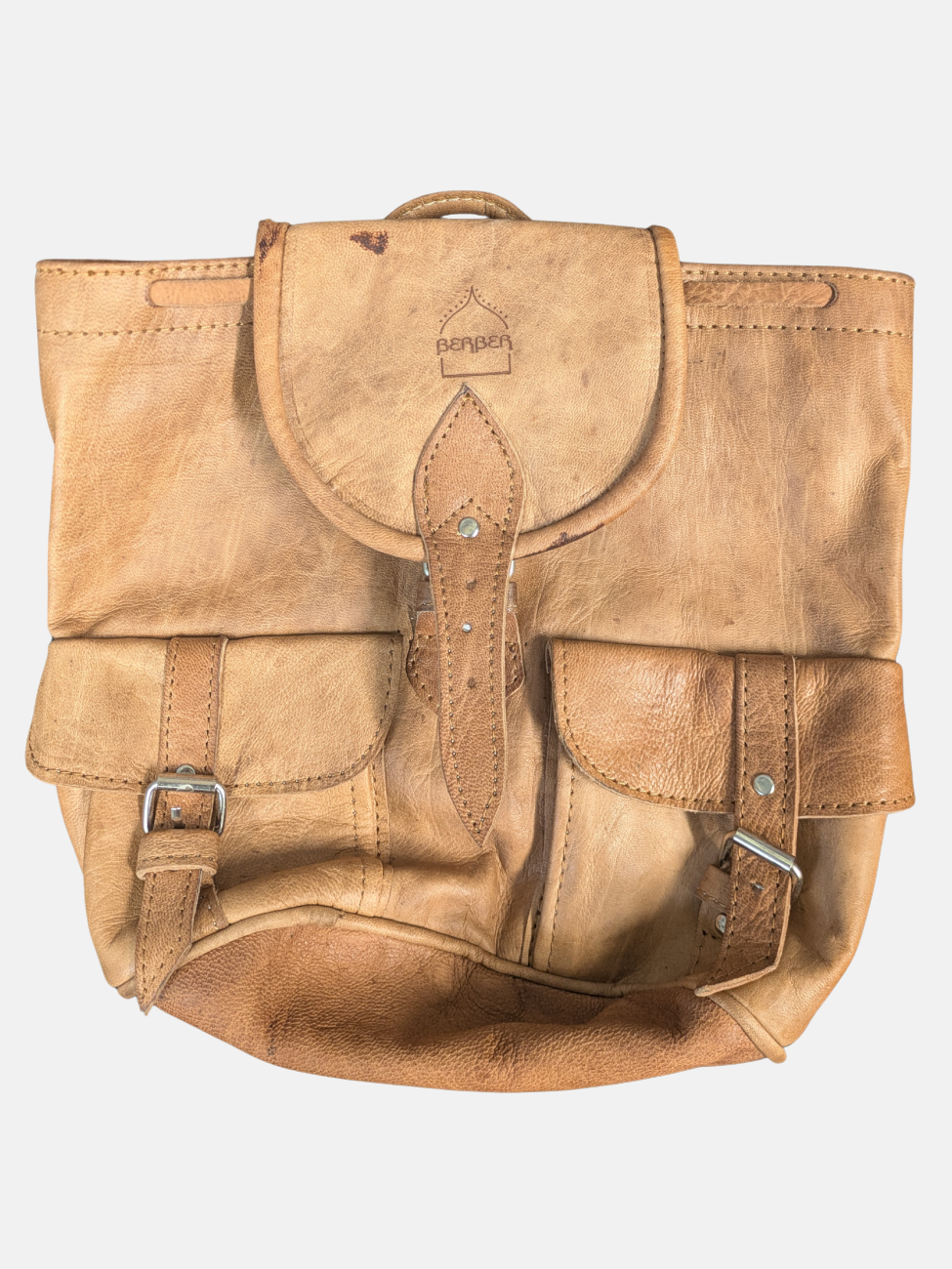 Second - The Larache Small Rucksack in Tan