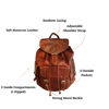 Picture of The Larache Large Rucksack in Chestnut