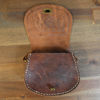 Picture of Sample - Mini Embossed Saddle Bag - Dark Brown