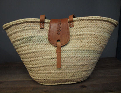 Picture of Sample - The Safi Large Rattan Beach Tote