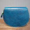 Picture of Sample - The Temara Embossed Saddle Bag in Teal