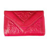 Picture of Small Leather Tri-Fold Purse Pink