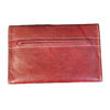 Picture of Small Leather Tri-Fold Purse Oxblood